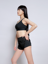 Load image into Gallery viewer, Train Fixed Bra in Jet Black