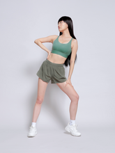 Load image into Gallery viewer, Train Fixed Bra in Seafoam