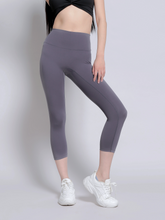Load image into Gallery viewer, Fresh Start Crop Leggings in Lilac Grey