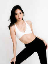 Load image into Gallery viewer, Twist Strappy Bra in White
