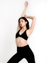 Load image into Gallery viewer, Twist Strappy Bra in Jet Black
