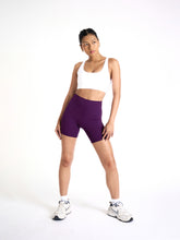 Load image into Gallery viewer, Stride Mid Thigh Shorts 6” in Berry Sangria