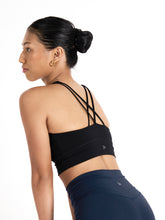 Load image into Gallery viewer, Game On Bra in Jet Black