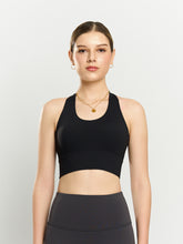 Load image into Gallery viewer, Pulse Strappy Bra in Jet Black