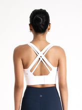 Load image into Gallery viewer, Pulse Strappy Bra in White