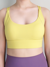 Load image into Gallery viewer, Form Twist Bra in Lemon