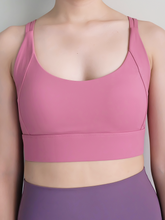 Load image into Gallery viewer, Form Twist Bra in Fuchsia