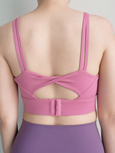 Load image into Gallery viewer, Form Twist Bra in Fuchsia