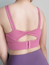 Load image into Gallery viewer, Form Twist Bra in Fuchsia