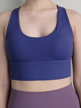 Load image into Gallery viewer, Pulse Strappy Bra in Navy