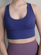 Load image into Gallery viewer, Pulse Strappy Bra in Navy