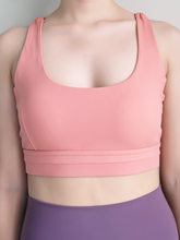 Load image into Gallery viewer, Move Cross Bra in Peach
