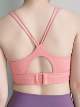 Load image into Gallery viewer, Move Cross Bra in Peach