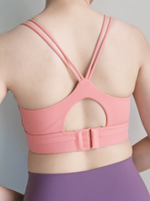 Load image into Gallery viewer, Move Cross Bra in Peach