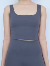 Load image into Gallery viewer, Flow Crop in Grey Purple