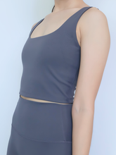 Load image into Gallery viewer, Flow Crop in Grey Purple