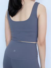 Load image into Gallery viewer, Flow Crop in Grey Purple