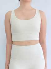 Load image into Gallery viewer, All Day Ribbed Bra in Daylight