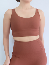 Load image into Gallery viewer, All Day Ribbed Bra in Dusk
