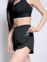 Load image into Gallery viewer, Cardio Running Shorts 2.5” in Jet Black
