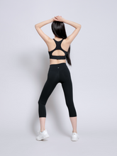 Load image into Gallery viewer, Fresh Start Crop Leggings in Jet Black
