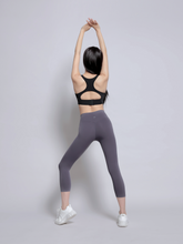 Load image into Gallery viewer, Fresh Start Crop Leggings in Lilac Grey
