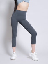 Load image into Gallery viewer, Fresh Start Crop Leggings in Midnight Blue
