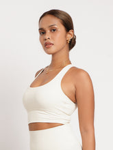 Load image into Gallery viewer, Active Cross Bra in Vanilla Milk

