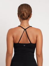 Load image into Gallery viewer, Active Scrunch Tank in Jet Black
