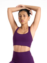 Load image into Gallery viewer, Flex Weave Bra in Berry Sangria
