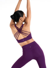 Load image into Gallery viewer, Flex Weave Bra in Berry Sangria
