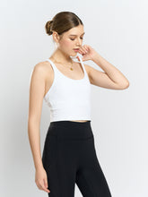 Load image into Gallery viewer, Core Racer Tank in White
