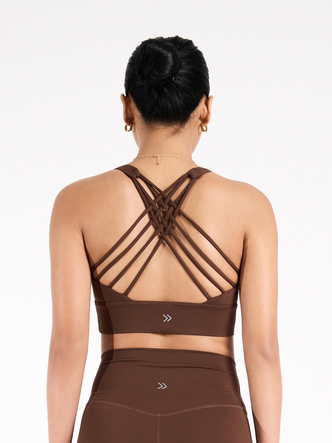 Flex Weave Bra in Coffee