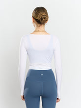 Load image into Gallery viewer, Ultra Lush Long Sleeve Wrap in White
