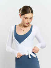 Load image into Gallery viewer, Ultra Lush Long Sleeve Wrap in White
