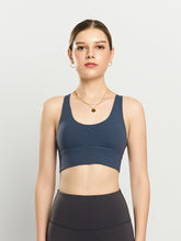 Load image into Gallery viewer, Pulse Strappy Bra in Navy
