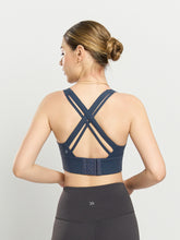 Load image into Gallery viewer, Pulse Strappy Bra in Navy
