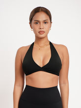 Load image into Gallery viewer, Twist Bare Bra in Jet Black
