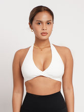 Load image into Gallery viewer, Twist Bare Bra in Oat

