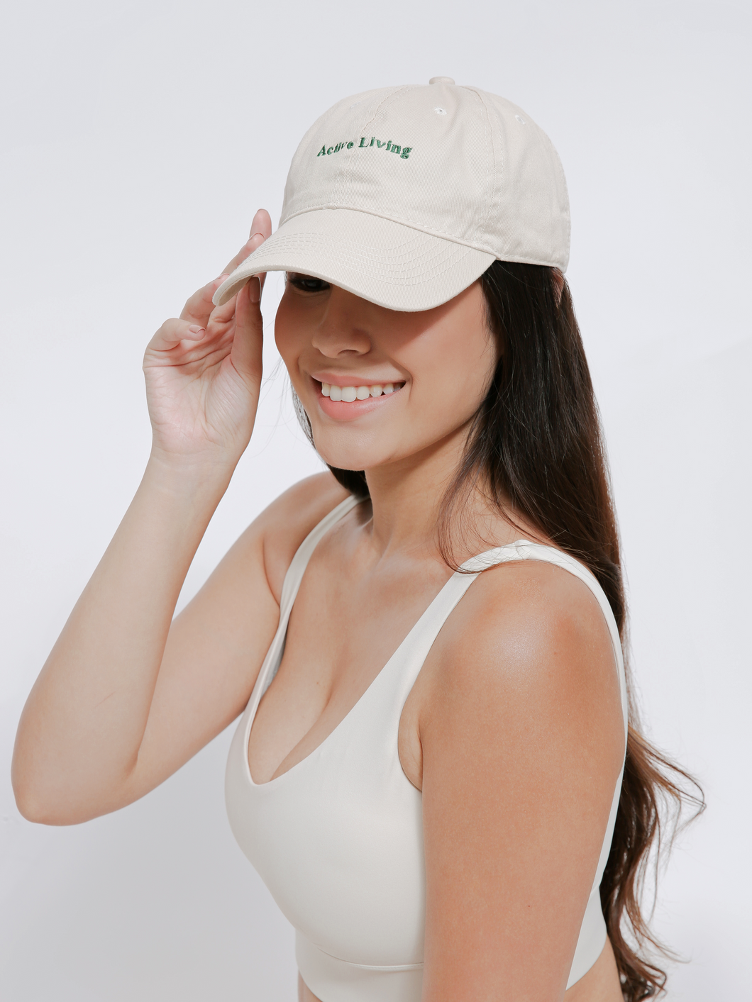 Active Living Cap in Cream