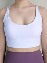 Load image into Gallery viewer, Form Twist Bra in White
