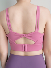 Load image into Gallery viewer, Form Twist Bra in Fuchsia
