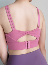 Load image into Gallery viewer, Form Twist Bra in Fuchsia
