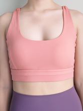 Load image into Gallery viewer, Move Cross Bra in Peach
