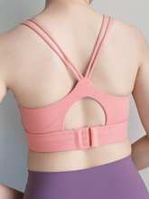 Load image into Gallery viewer, Move Cross Bra in Peach
